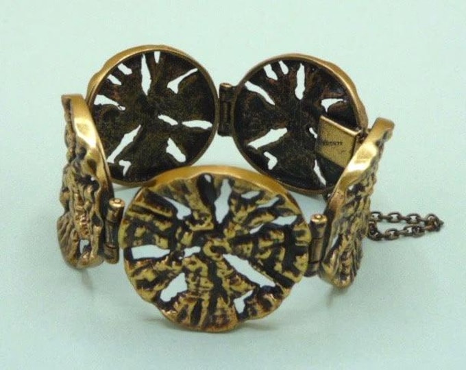 P. Sarpaneva (Finland). Bronze bracelet. Vintage.