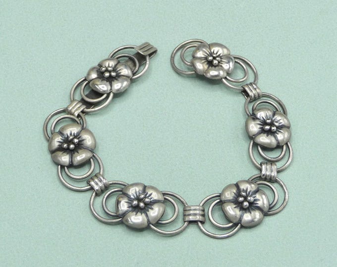Sweden. Silver bracelet. 1948. Vintage.