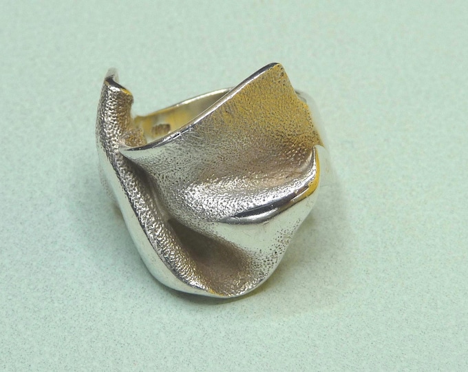 Sweden. Vintage silver ring.