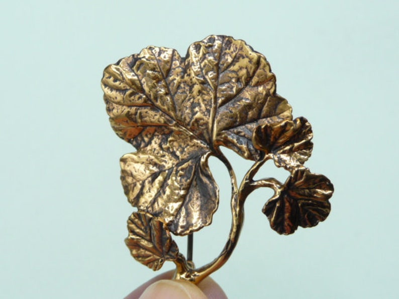 Bronze brooch. Vintage. image 4