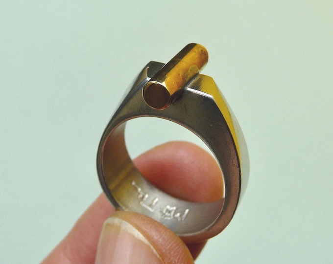Sweden. Tin ring. Vintage.