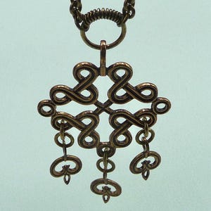 Finland. Bronze necklace. Vintage.