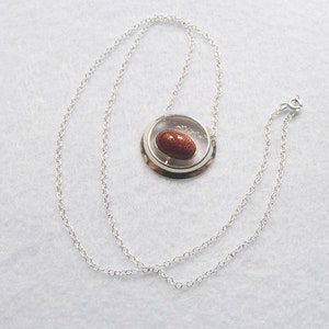 Pendentif En Argent Sterling Finlande - Pierre Quartz Fumé, Signé Sarpaneva, Vintage
