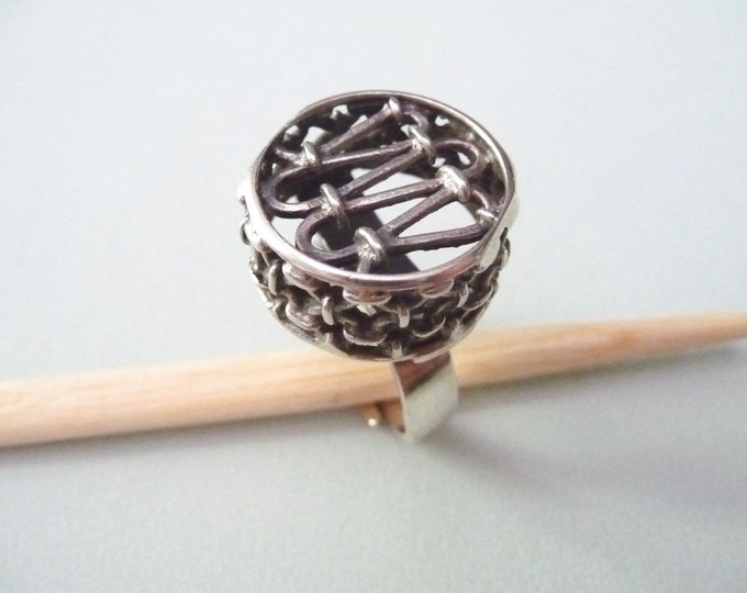 Pentti Sarpaneva (Finlande). Silver Ring. 1974. Vintage.