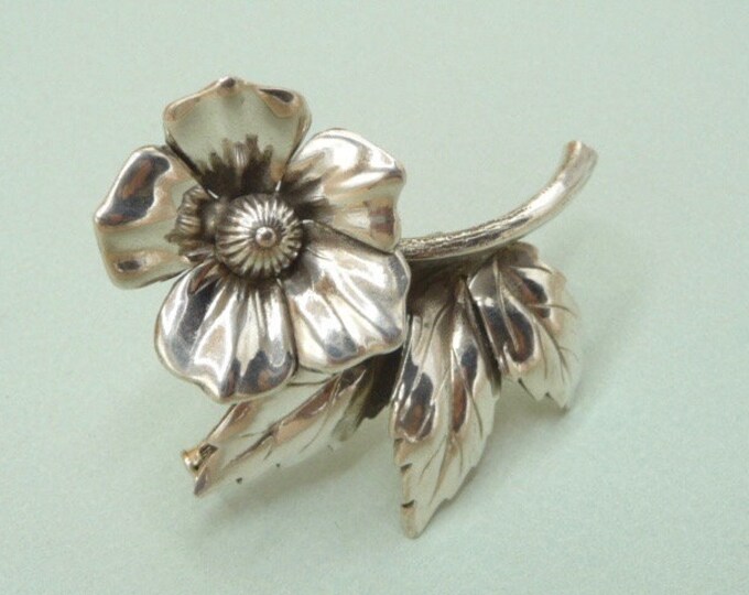 G. Kaplan (Sweden). Silver brooch. 1952. Vintage.