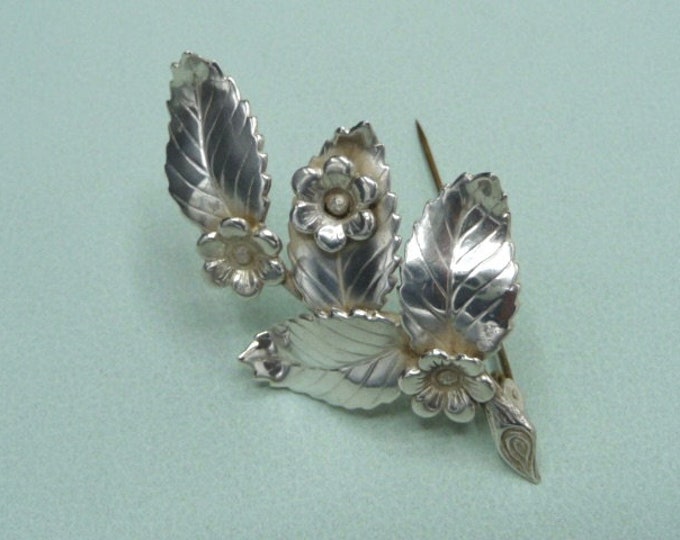 Pinco Förening (Sweden). Silver brooch. 50s. Vintage.