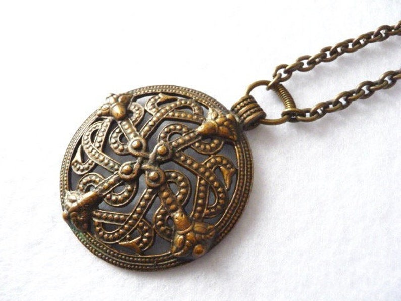 Vintage. Bronze Necklace Kalevala Koru Finland