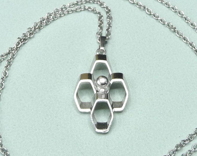 BF (USA). Silver pendant. Vintage.