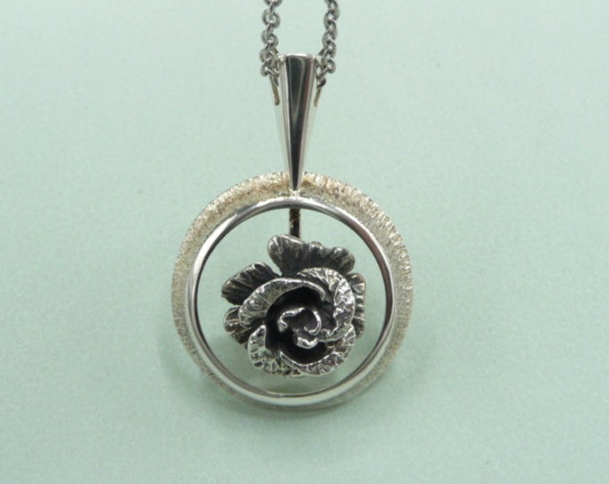 Martti Viikinniemi (Finland). Silver pendant. 1972. Vintage.