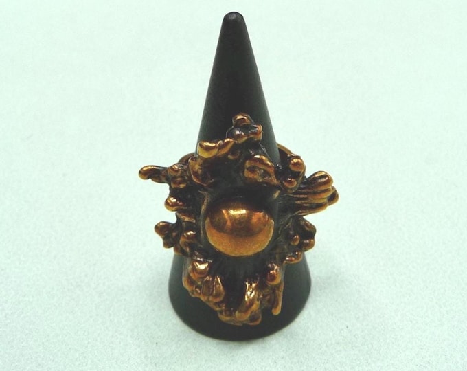 P. Sarpaneva (Finland). Bronze ring. 1970s. Vintage.