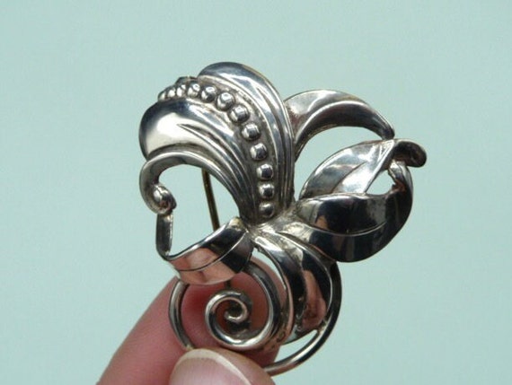 G. Kaplan (sweden). Silver Brooch. 1957. Vintage. - Etsy