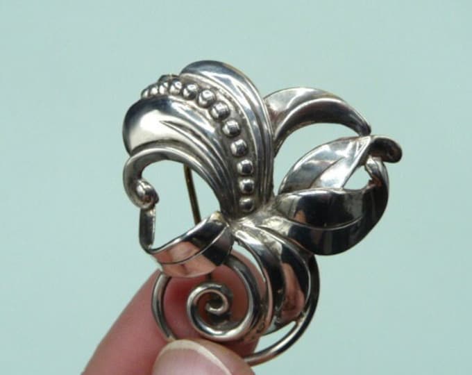 G. Kaplan (Sweden). Silver brooch. 1957. Vintage.
