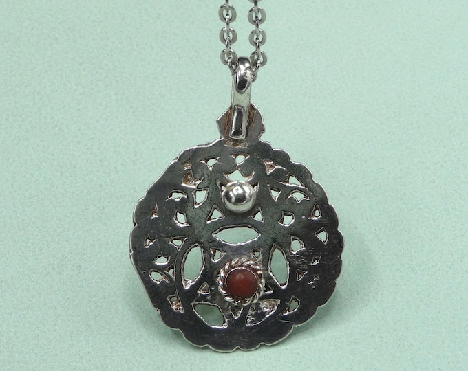 Antique silver pendant. Vintage.