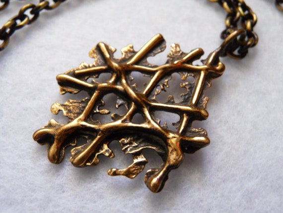 Finland. Necklace. Bronze. Vintage.