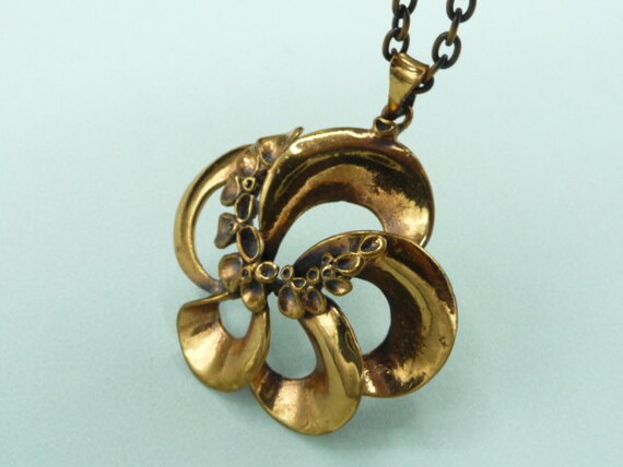 Hannu Ikonen (Finland). Bronze pendant. Vintage. - image 8