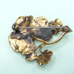 Bronze brooch. Vintage. image 10