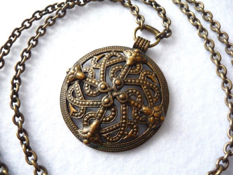 Vintage. Bronze Necklace Kalevala Koru Finland
