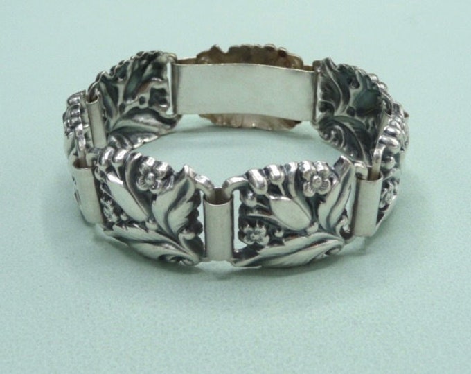 Gustaf Dahlgren & Co (Sweden). Silver bracelet. 50s. Vintage.