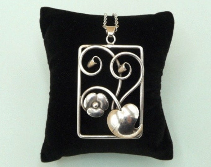C.A. Christensens Eftf (Denmark). Silver pendant. 1940s.