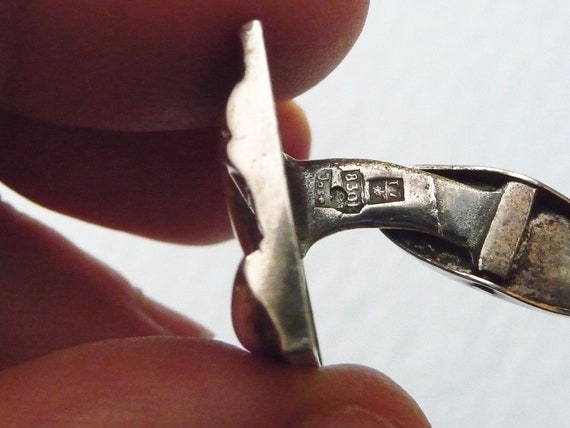 Jase (Finland). Silver Cufflinks. 1972. Vintage. - image 4