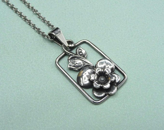 G. Kaplan (Sweden). Silver pendant. 1949. Vintage.
