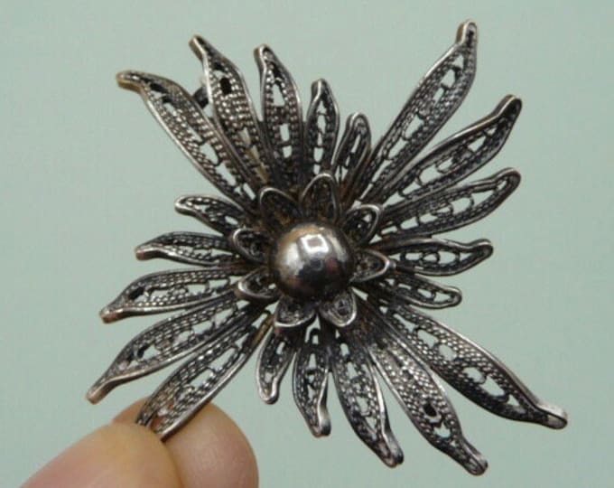Silver Brooch. Vintage.
