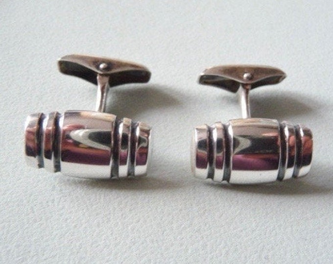 Elis Kauppi (Finland). Silver Cufflinks. 1960. Vintage.