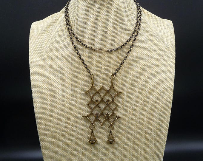 Pipa Niinimäki (Finland). Bronze necklace. 60s. Vintage.