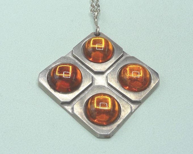 Vintage tinplate pendant made in Sweden.