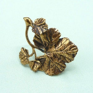 Bronze brooch. Vintage. image 2