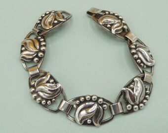 Fir. Munksgaard-Faborg (Danemark). Bracelet en argent. Vintage. 1970-1973.