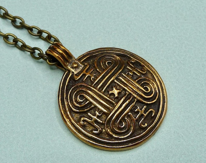 Kalevala Koru (Finland). Bronze pendant. Vintage.