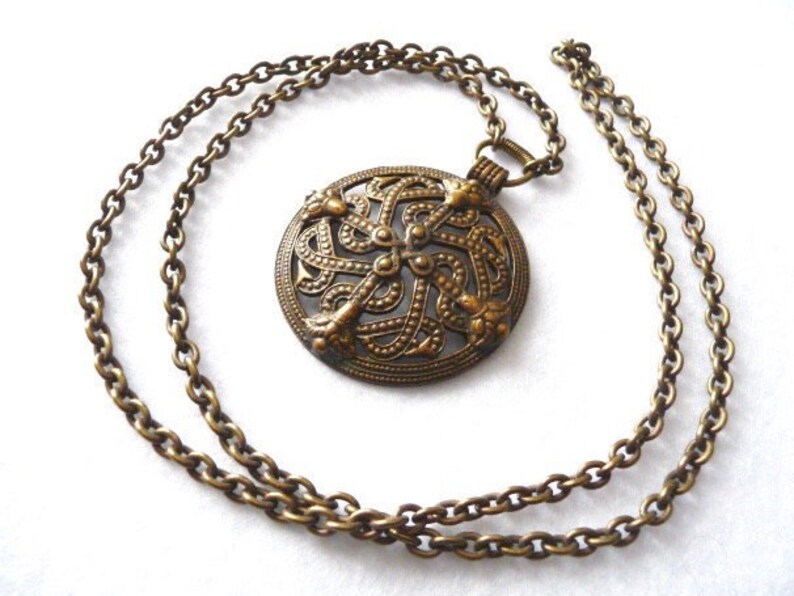 Vintage. Bronze Necklace Kalevala Koru Finland