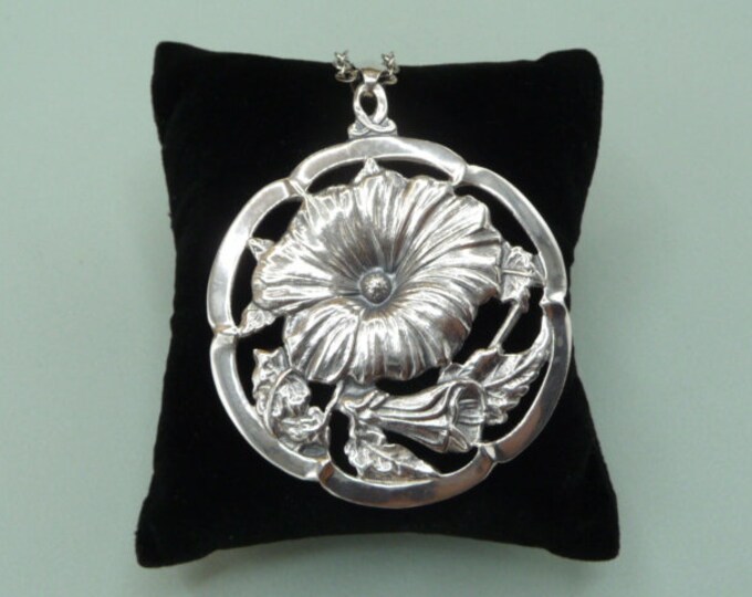 Sweden. Silver pendant. 1940s-1950s. Vintage.