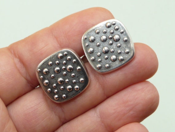 Martti Viikinniemi (Finland). Silver cufflinks. 1… - image 4