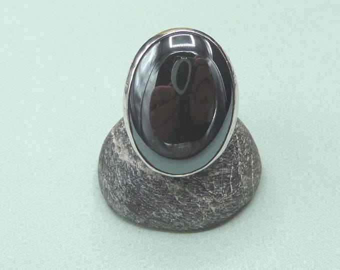 Lars Estberger (Sweden). Silver and hematite. 1994. Vintage.