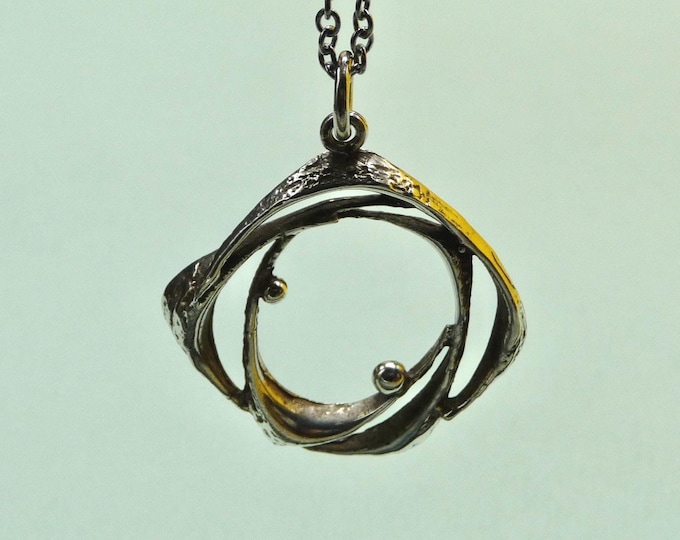 Sten & Laine (Finland). Silver pendant. 1971. Vintage.