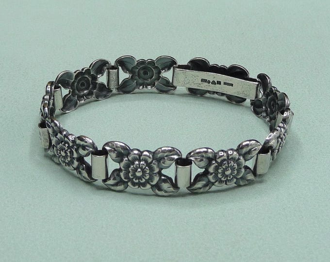 Gustaf Dahlgren & Co (Sweden). Silver bracelet. 1950. Vintage.