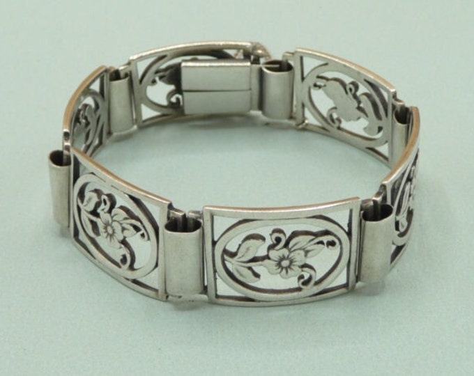 G. Kaplan (Sweden). Silver bracelet. 1954. Vintage.