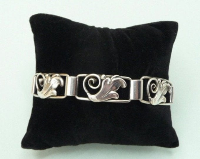 Sweden. Silver bracelet. 1940s. Vintage.
