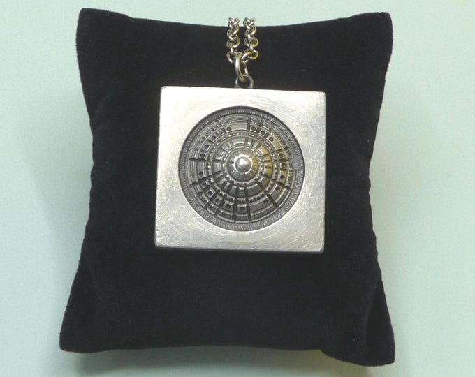 R. Tennesmed (Sweden). Tinplate necklace. 1970s. Vintage.