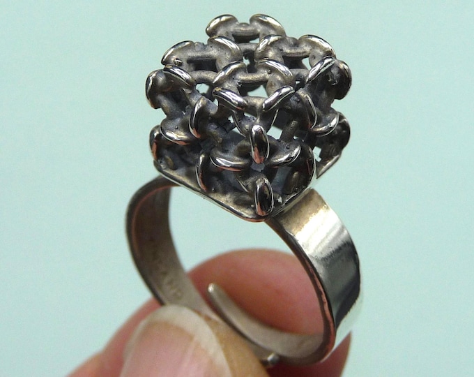 Pentti Sarpaneva (Finland). Silver ring. 1974. Vintage.