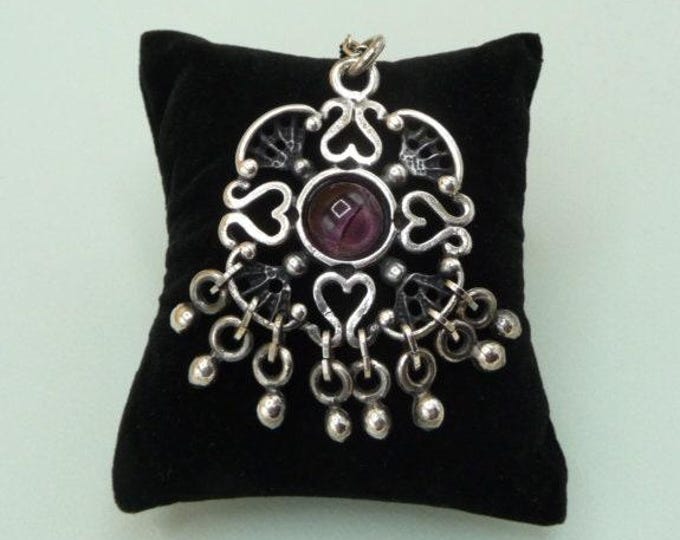 Juhani Vuorisalmi (Finland). Tinplate necklace. Vintage.