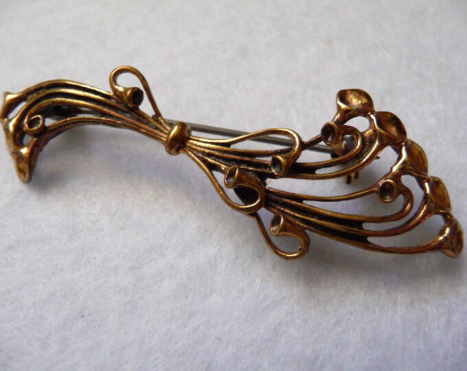 Hannu Ikonen (Finland). Brooch. Bronze. Vintage.