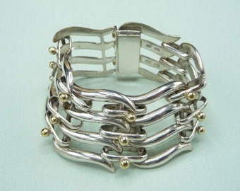 Mexico. Silver bracelet. Vintage.