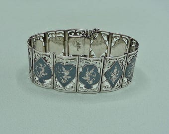Siam. Silver Bracelet. Vintage. - Etsy
