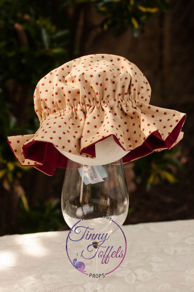 Childs Size Children in Need Polka Dot Milk Maids Mop Hat CIN Accessory