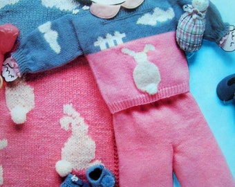 rabbit jumper knitting pattern