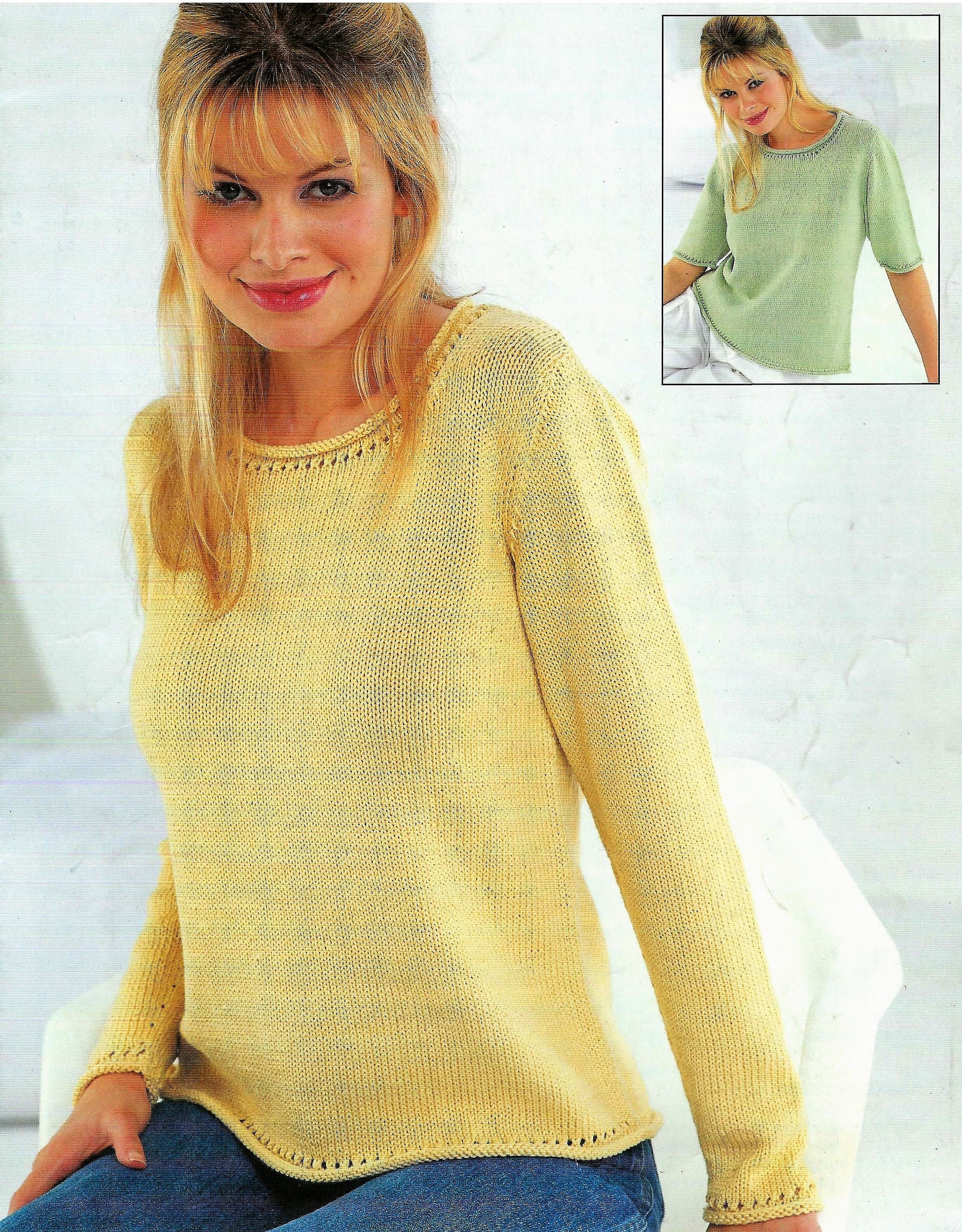 PDF Ladies Summer Jumper Sweater Top 