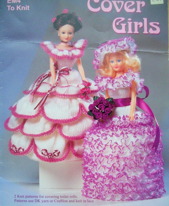barbie toilet roll cover